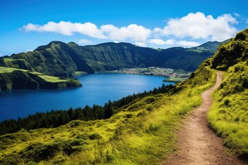 Beautiful landscape of Azores islands