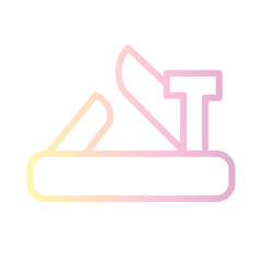 Army Nknife Pocket Gradient Outline Icon