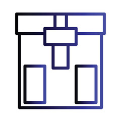 Bag Fashion Pocket Gradient Outline Icon