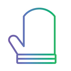 Hand Mobile Pocket Gradient Outline Icon
