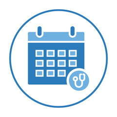 Annual, calendar, checkup icon