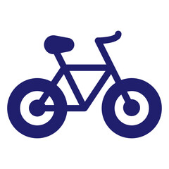 Bike vector icon. On white.