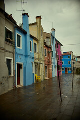 Fototapeta na wymiar Houses in Burano