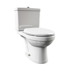 white toilet isolated on white