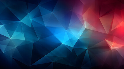 abstract background with red and blue triangles