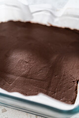Homemade plain fudge