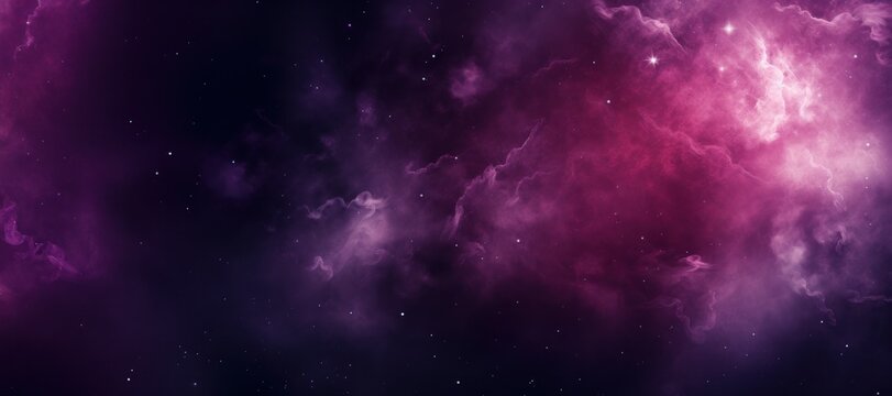 Purple blue dust particles background. Star, galaxy, space, cloud © JK2507