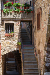 Fototapeta na wymiar Montecchio, old town in Terni province, Umbria