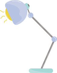 Desk lamp illustration