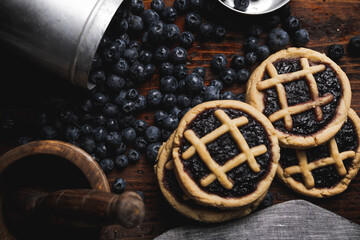 blueberry and pie, mirtilli e crostate