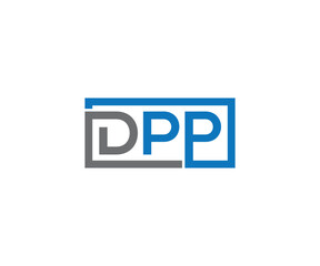 DPP letter logo design vector template 1