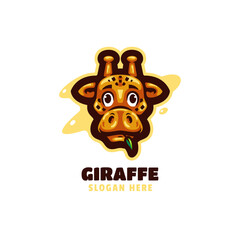 Giraffe Mascot Logo Design