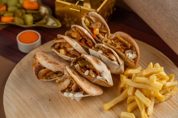 Shawarma sandwich