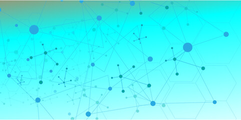 Abstract Scientific molecule structure concept for medicine, chemistry, science and technology background.