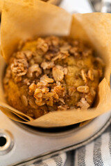 Banana oatmeal muffins