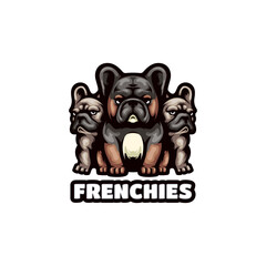 Frenchies Mascot Logo Design