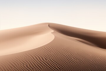 sand dunes isolated on white background