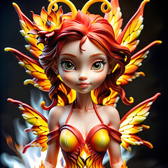 Enchanting Sugar Ladies Born of Sweet Magic: The Tale of Artistic Creation Unveiling Captivating Sugar Fairies in the World of Creativity.(Generative AI)