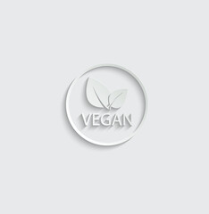 Vegetarian food icon vegan food icon vector 
