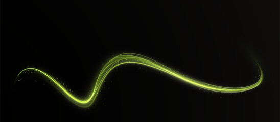 Luminous blue lines png of speed. Light glowing effect png. Abstract motion lines. Light trail wave, fire path trace line, car lights, optic fiber and incandescence curve twirl