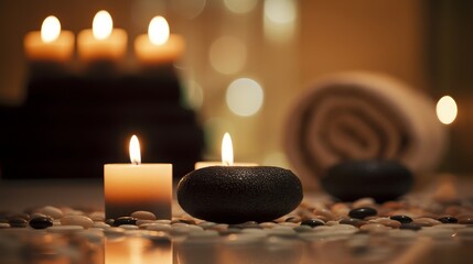 Spa  blurred background unfocused AI generated illustration