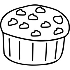 Muffin Illustration