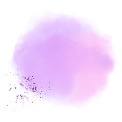 abstract purple banner watercolor 