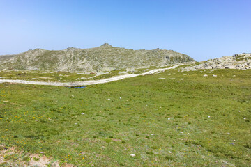 Amazing Summer Landscape of Rila Mountain near Kalin peak, Bulgaria