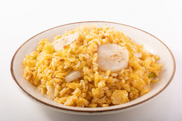 ホタテ　チャーハン