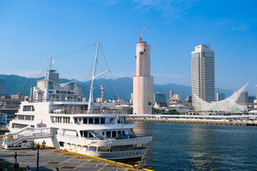 兵庫県神戸市 神戸港 ベイエリアの風景