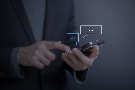 person planning the business plans and analyse  profitability and chat with customer working companies with digital augmented reality graphics for project manager working on laptop and updating