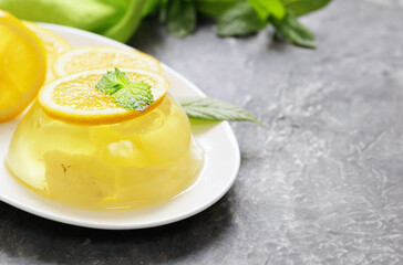 dessert fruit jelly for healthy eating