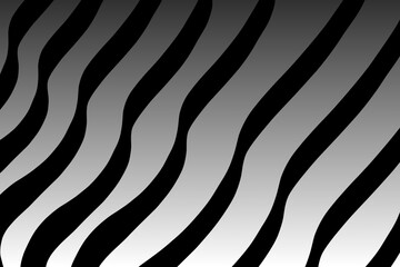 background with a curved line pattern, which is black and white