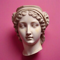 An antique female statue