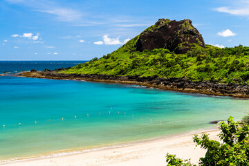 Beautiful view of Little Bay Beach at Kenting National Park, Pingtung County, Taiwan.