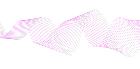 Abstract wavy lines design with blue and white color mesh design . Geometric design with parallel lines pattern and Digital landscape and  Low poly mesh. paper texture and digital wave texture