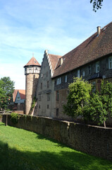 Fototapeta na wymiar Diebsturm an der Burg in Michelstadt