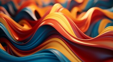 a blue and orange abstract watery blue gradient wallpaper