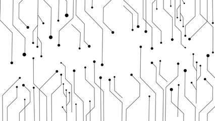 Abstract background electronic printed circuit board, with dot and connection line.
