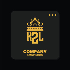gold color crown logo design, cool simple concept
