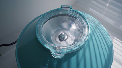 Centrifuge in the veterinary clinic. Conducting medical research. Centrifuge operation. Modern medical equipment