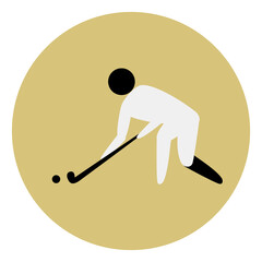 Hockey competition icon. Sport sign.
