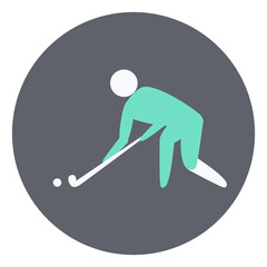 Hockey competition icon. Sport sign.