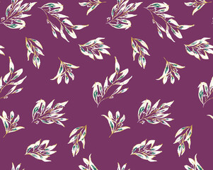 Textile and digital seamless pattern design