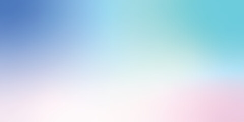 Beautiful gradient background soft blue, pink, and tosca - obrazy, fototapety, plakaty