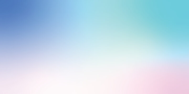 Beautiful gradient background soft blue, pink, and tosca