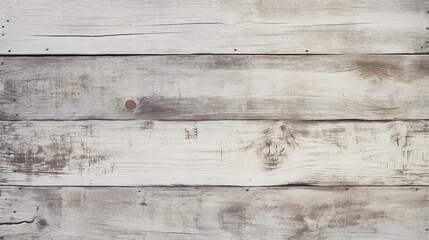 white old wooden planks vintage background