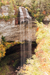 waterfall in fall