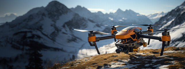 Drones efficiently scanning vast alpine terrain for missing mountaineers 