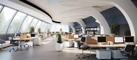 Modern interior design office